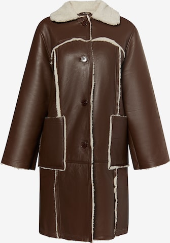 Manteau d’hiver DreiMaster Vintage en marron : devant