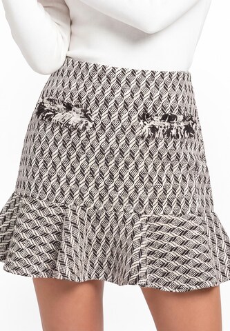 Jupe 'Festive' faina en noir