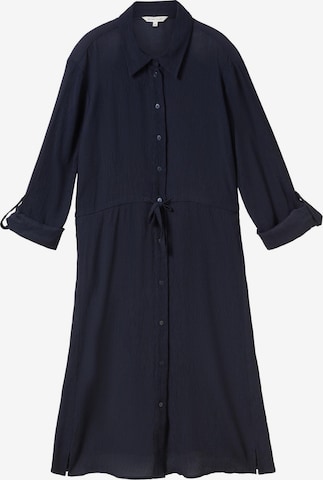 Robe-chemise TOM TAILOR en bleu : devant