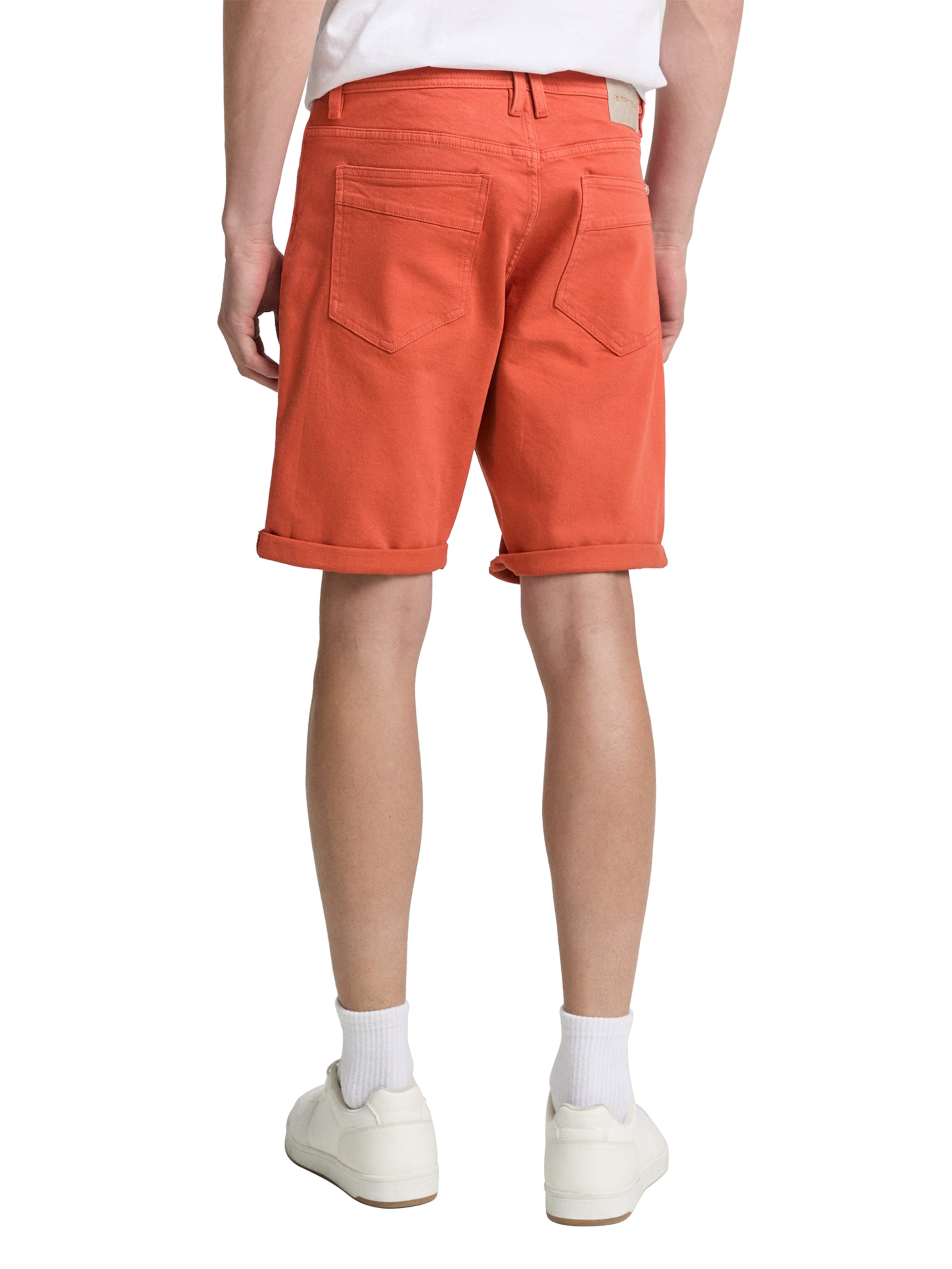 TOM TAILOR Normalny krój Jeansy 'MORRIS' w kolorze pomarańczowy