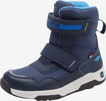 KangaROOS Snowboots 'SHARP' in Blauw: voorkant