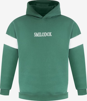 Smilodox Sweatshirt 'Jayden' in Grün: predná strana