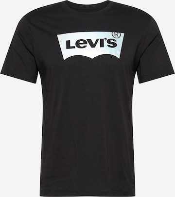 Regular Tricou 'Graphic Crewneck Tee' de la LEVI'S ® pe negru: față