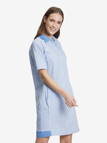 Betty & Co Shirt Dress in Blue: front