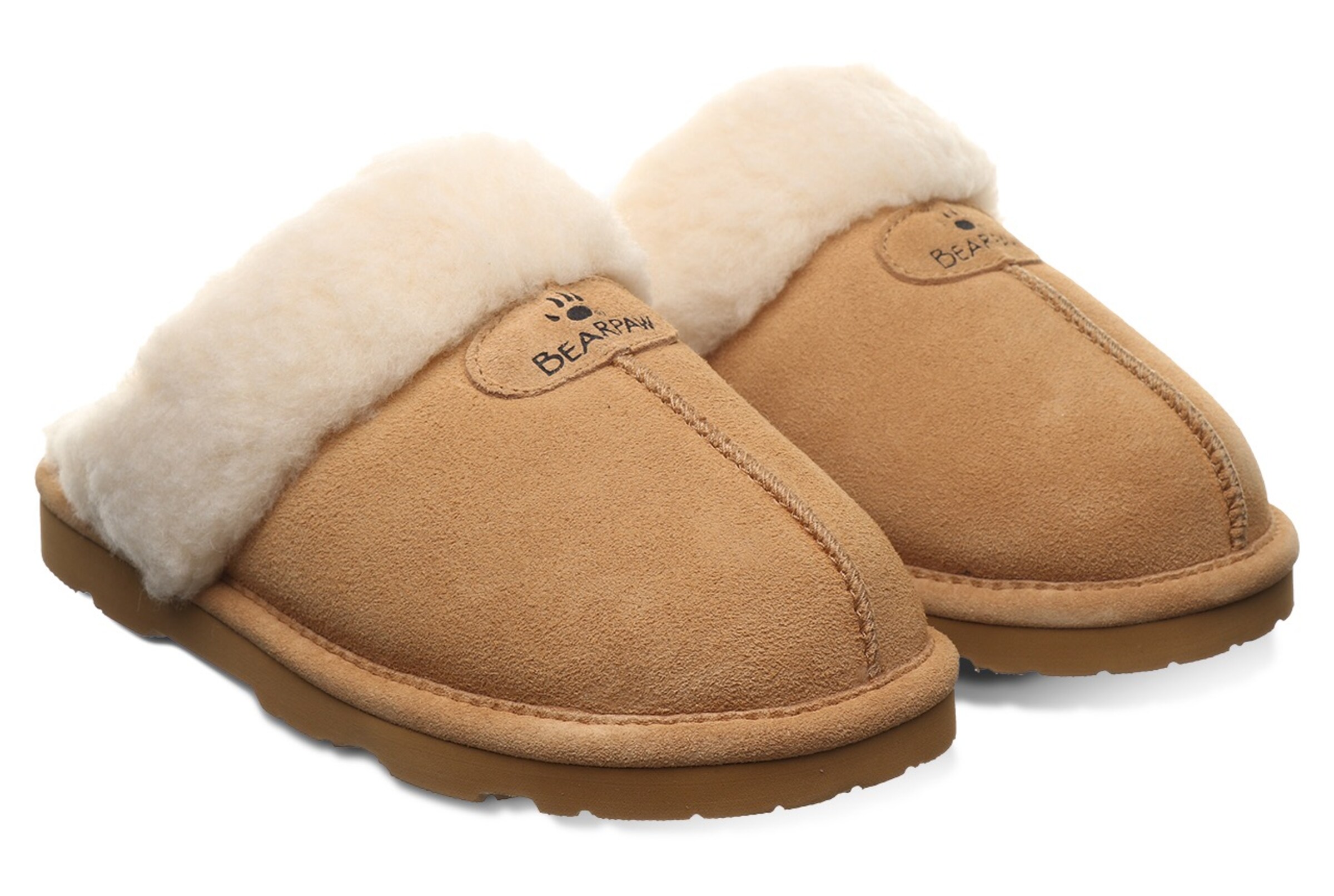 Bearpaw Slippers in Brown
