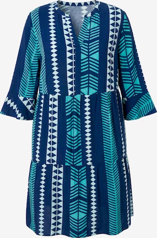 Ulla Popken Jurk in Blauw: voorkant
