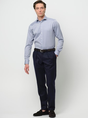 Profuomo Slim fit Button Up Shirt in Blue