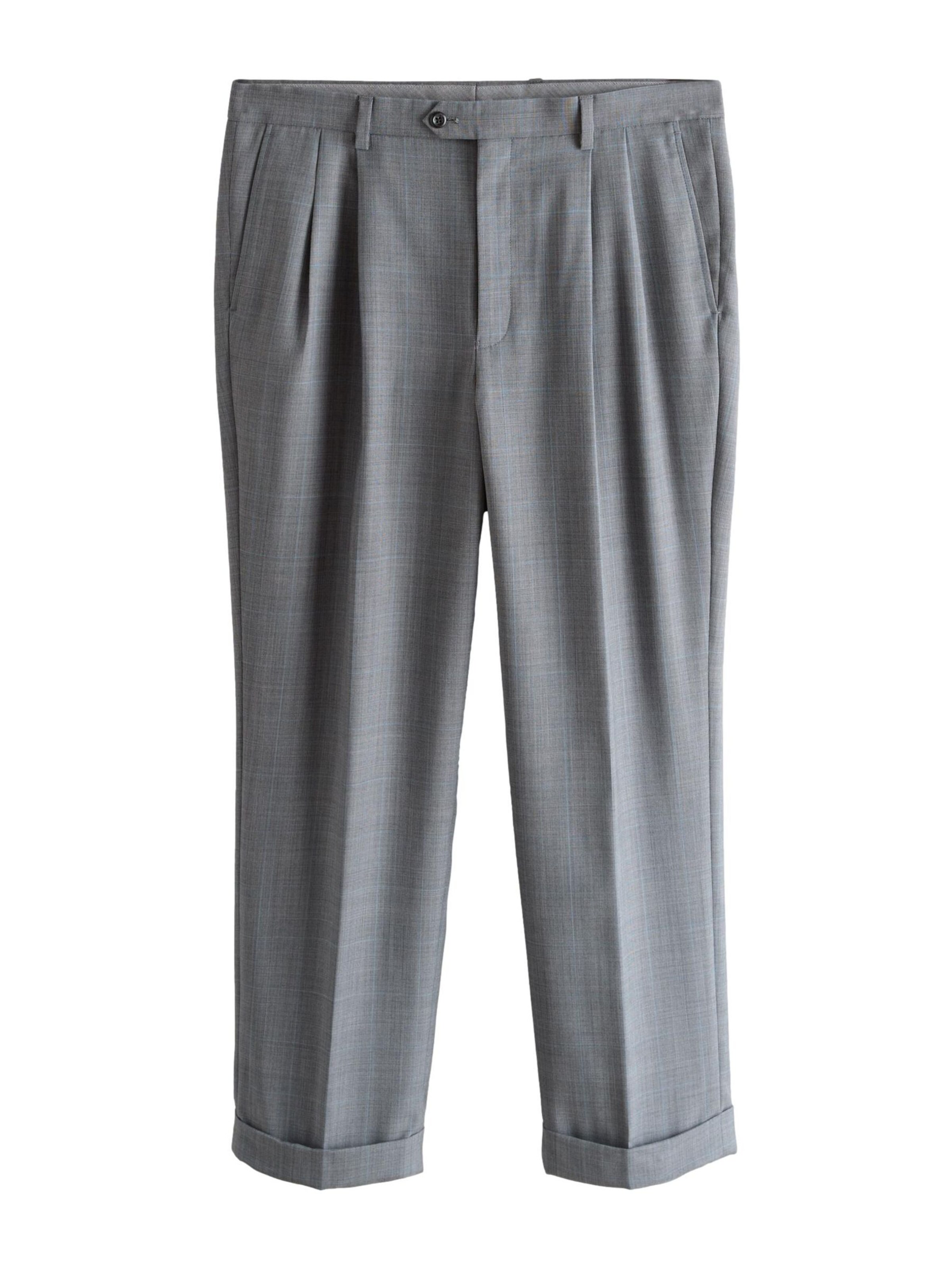Pantaloni cutați pe 40-42/Regular Next pe gri, Vizualizare produs