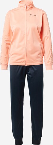Champion Authentic Athletic Apparel Tracksuit in Orange: front