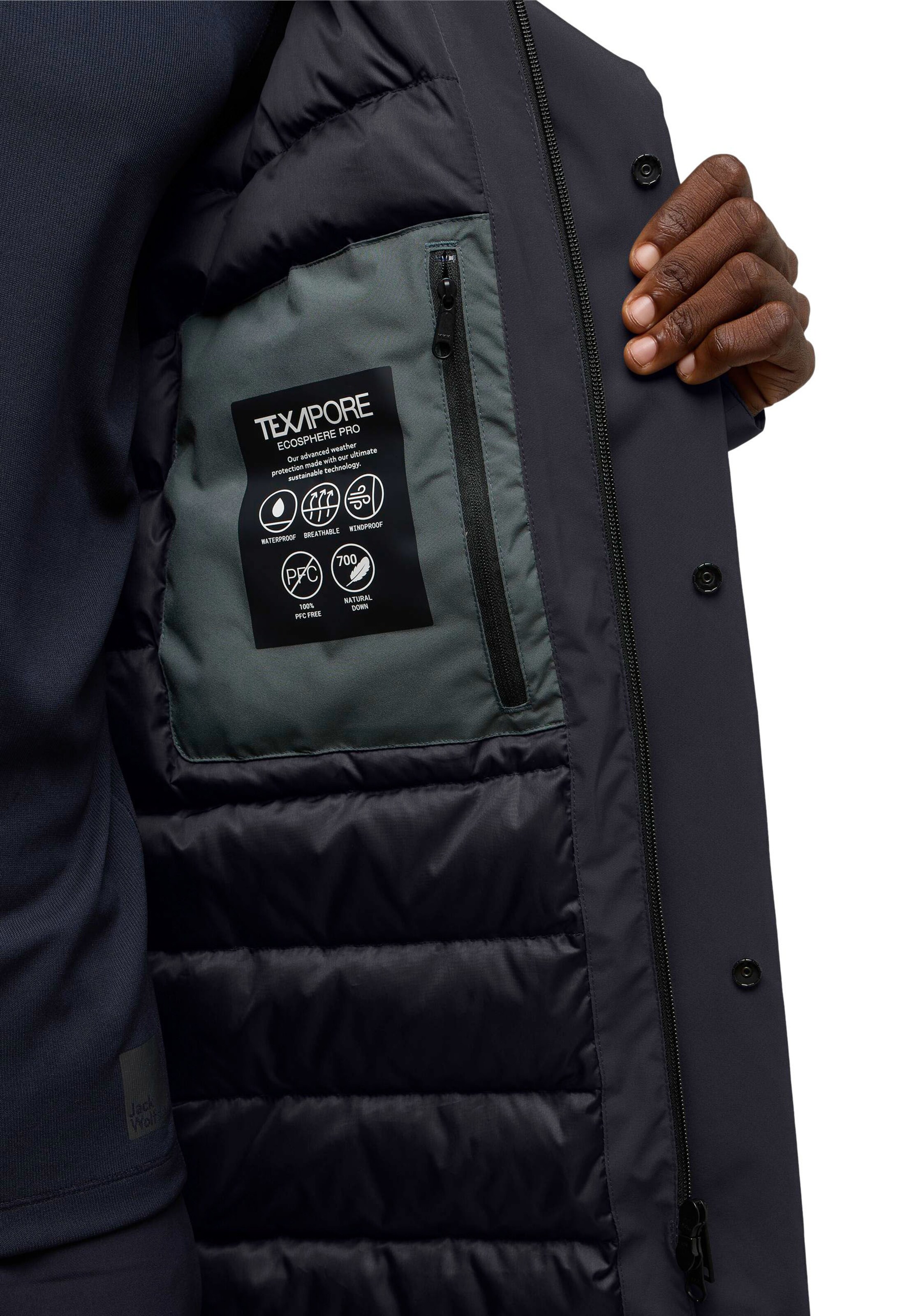 JACK WOLFSKIN Outdoor jacket in Blue