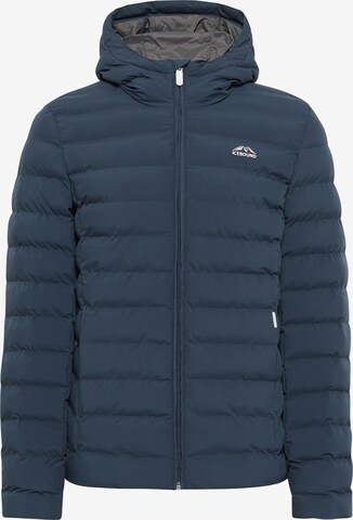 ICEBOUND Winter Jacket in Blue: front