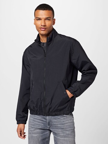 BURTON MENSWEAR LONDON Between-season jacket 'Harrington' in Black: front