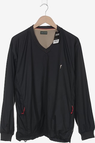 Golfino Sweatshirt & Zip-Up Hoodie in M-L in Black: front