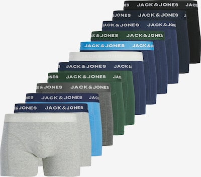 JACK & JONES Bokserishortsit 'JACBENJA' koossa S värissä laivastonsininen / vaaleanharmaa / ruohonvihreä / musta, Tuotenäkymä