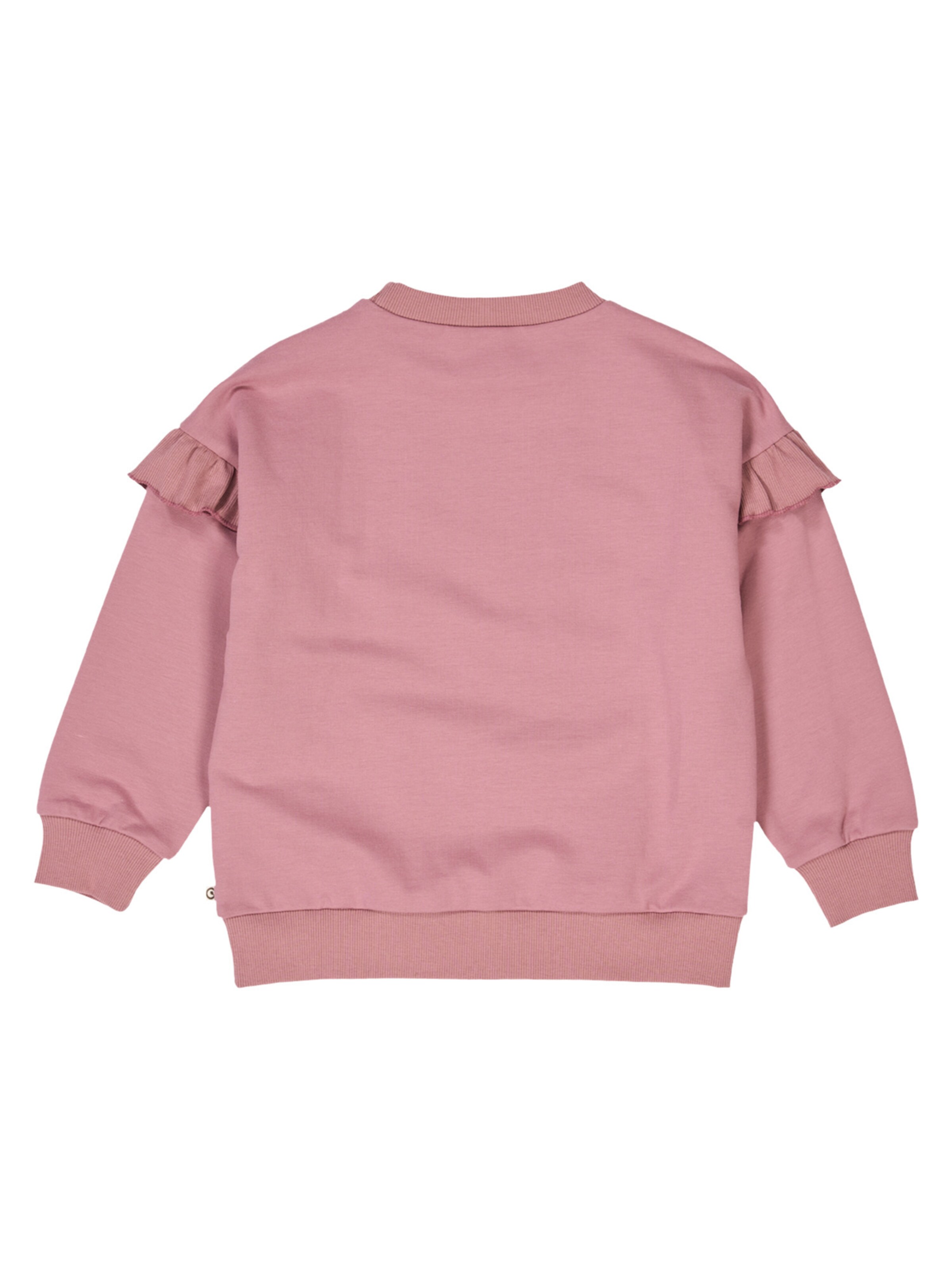 Sweat-shirt Müsli by GREEN COTTON en rose