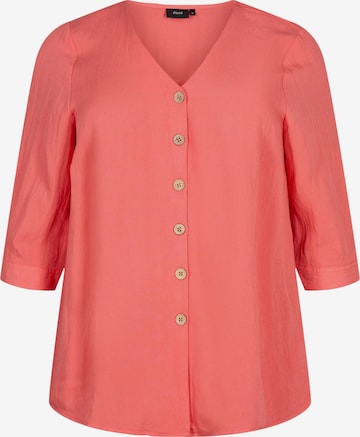 Zizzi - Blusa 'MACY' en naranja: frente