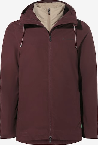 VAUDE Outdoorjacke 'Mineo' in Rot: Vorderseite