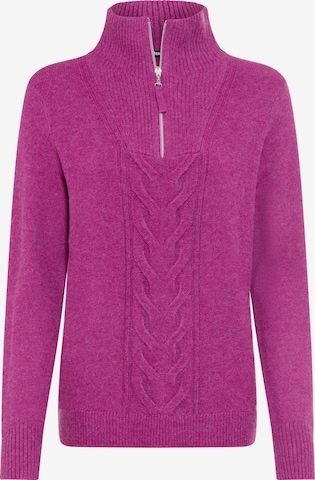 Pull-over 'Henny' Olsen en violet : devant
