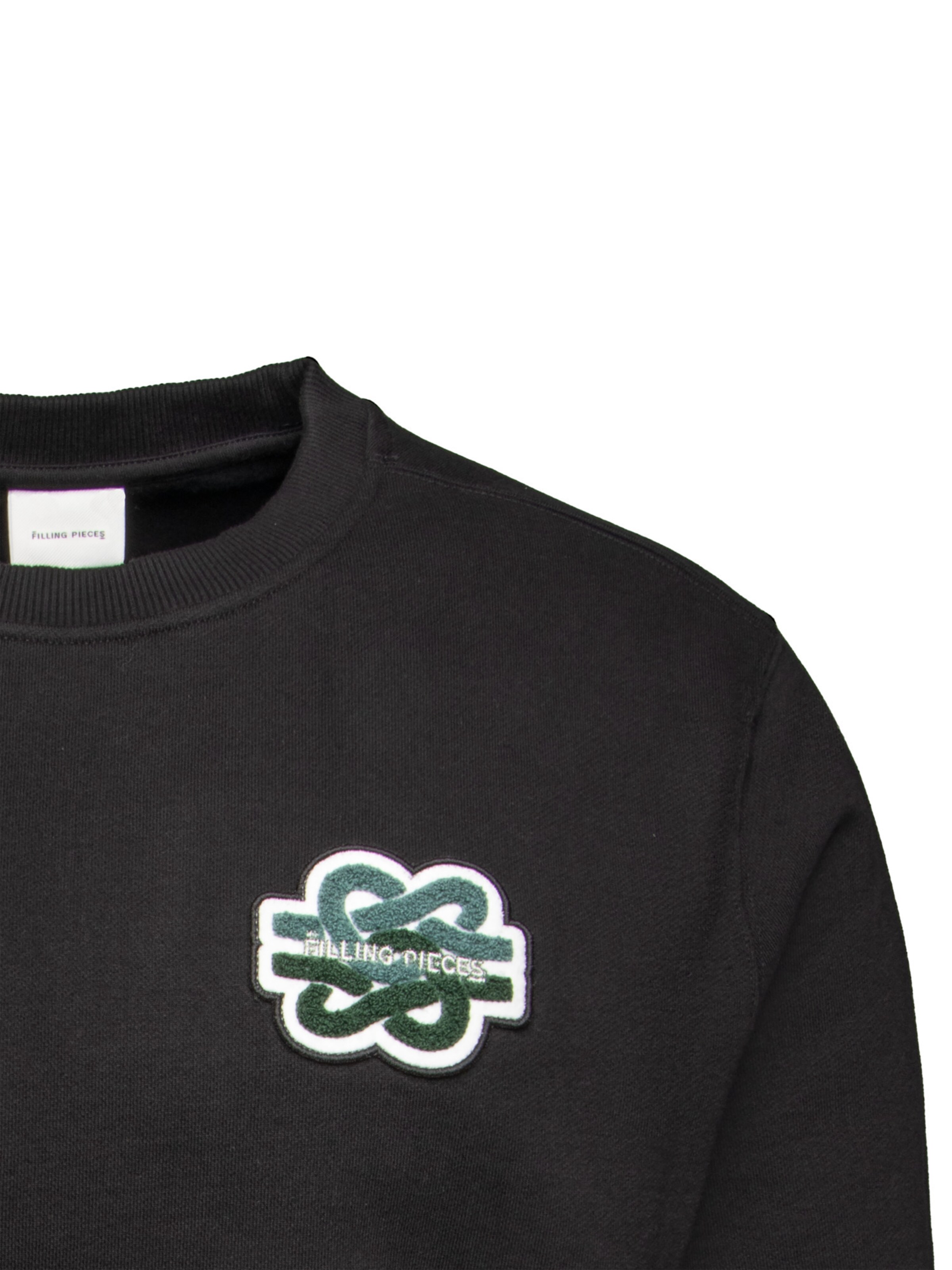 Filling Pieces Sweatshirt 'Gowtu' in Schwarz