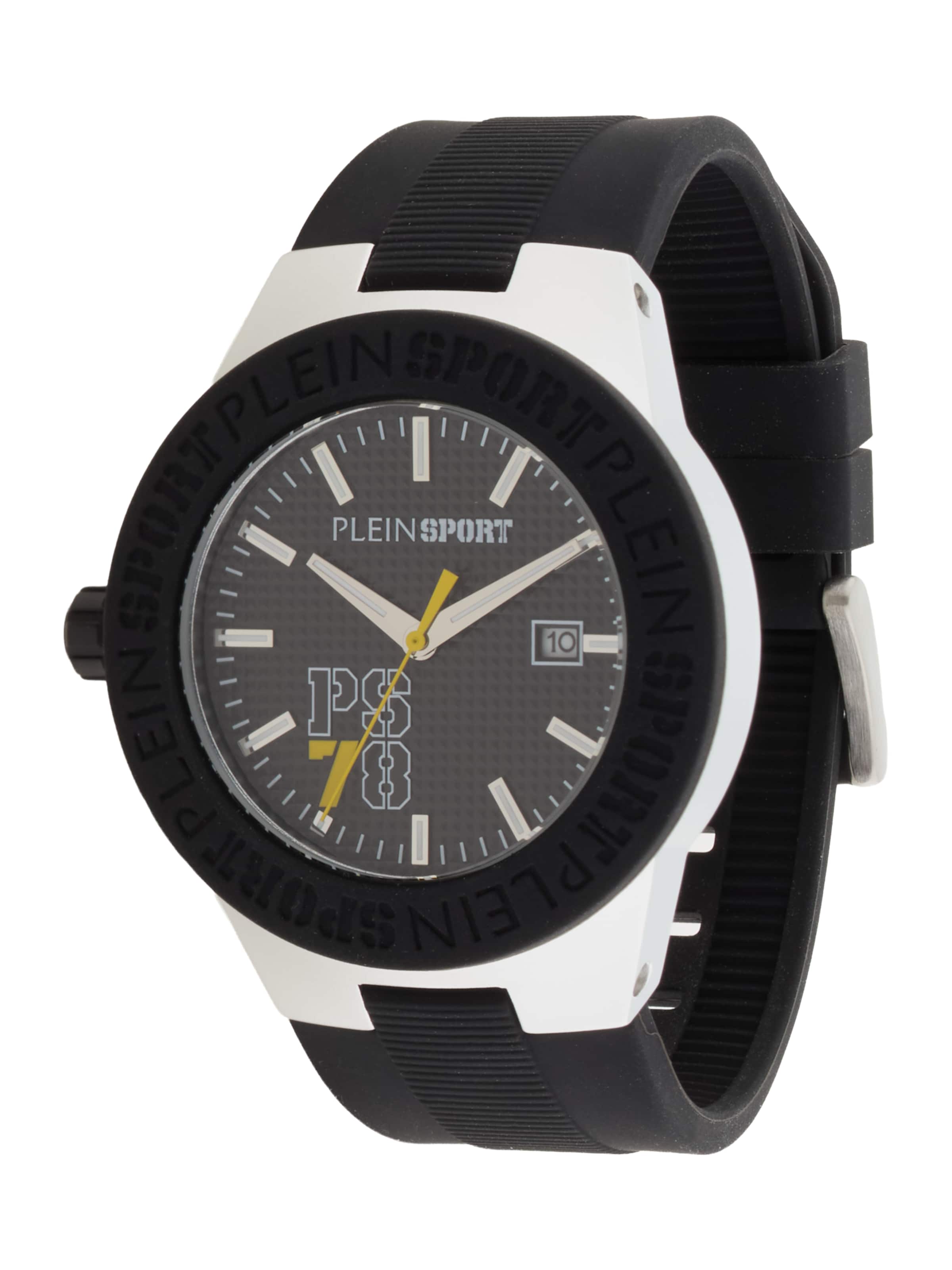 Plein Sport Аналогов часовник в черно: отпред