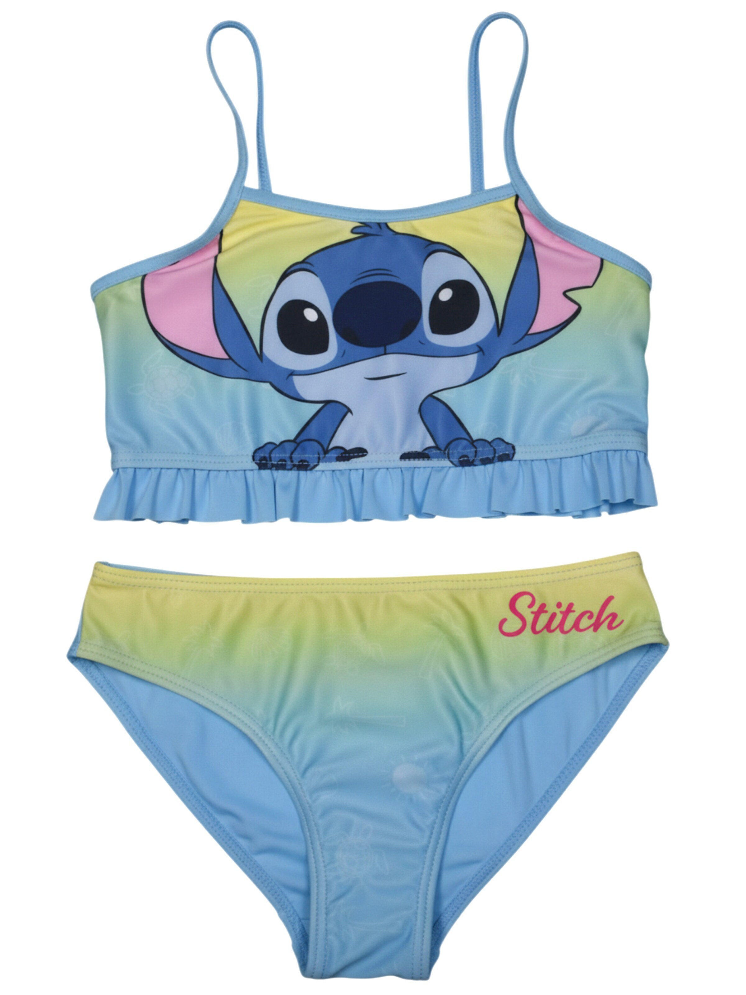 Disney Lilo & Stitch Bralette Bikini in Blue: front