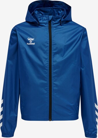 Hummel Sportjas in Blauw: voorkant