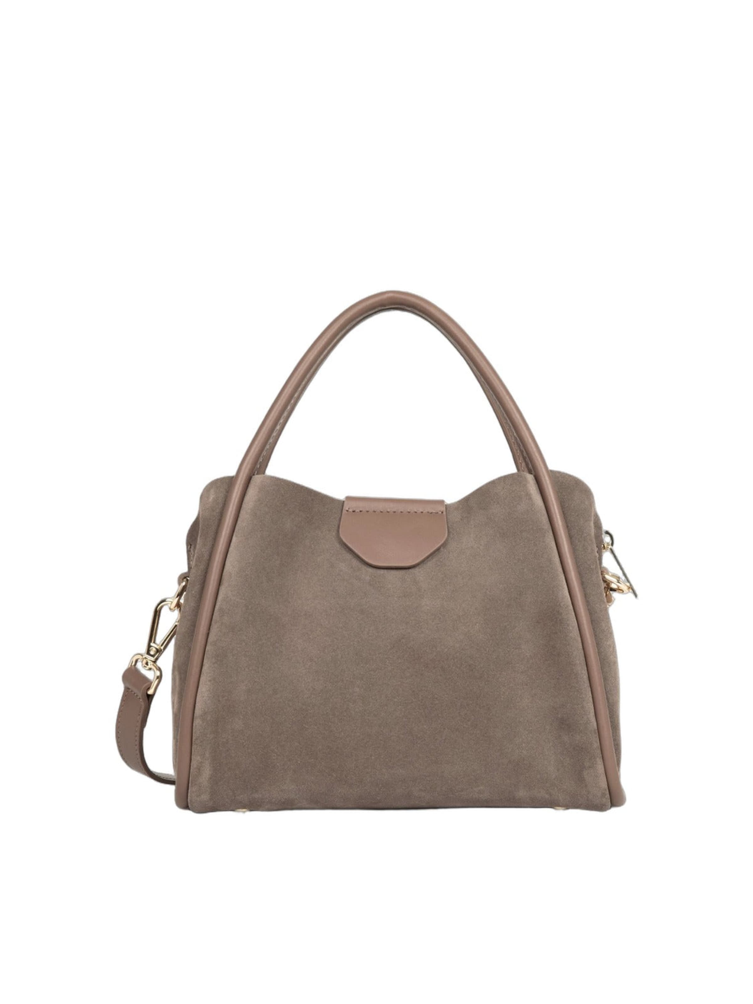 LANCASTER Paris Handbag 'Suède Ida' in Brown