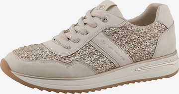 Sneaker bassa di TOM TAILOR in beige: frontale