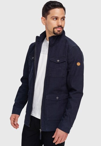 INDICODE JEANS Tussenjas 'Blackburn' in Blauw: voorkant
