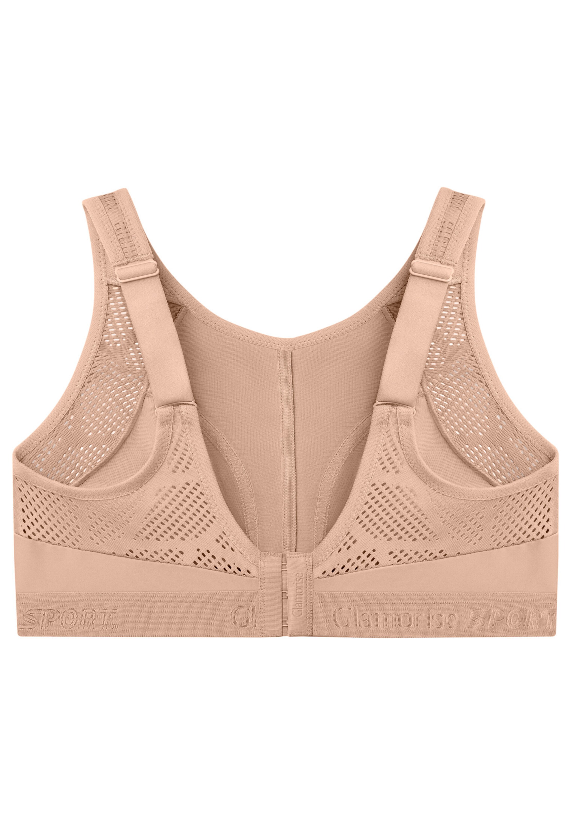 GLAMORISE Bralette Bra in Beige