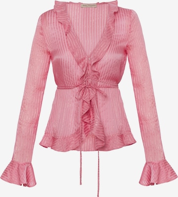 Anse Victorin Bluse 'Lily' in Pink: Vorderseite