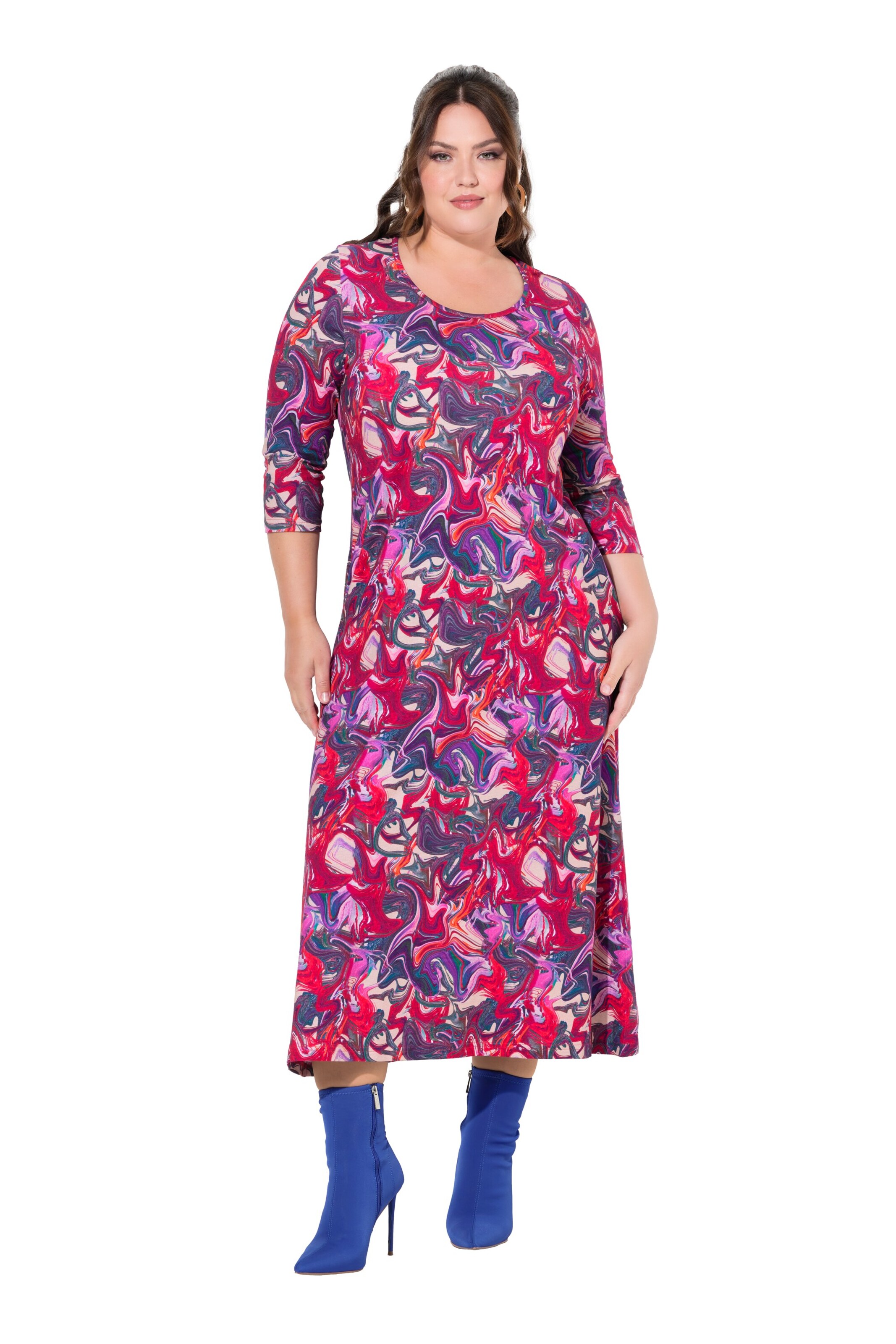 Ulla Popken Dress in Mixed colours: front