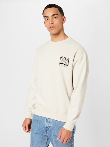 Cotton On Sweatshirt 'Basquiat' in Beige: front