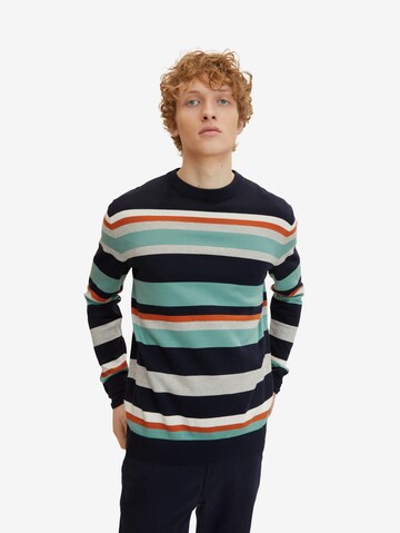 TOM TAILOR Sweater in Blue: front