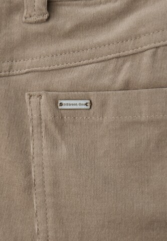 STREET ONE Slim fit Pants 'Yulius' in Beige