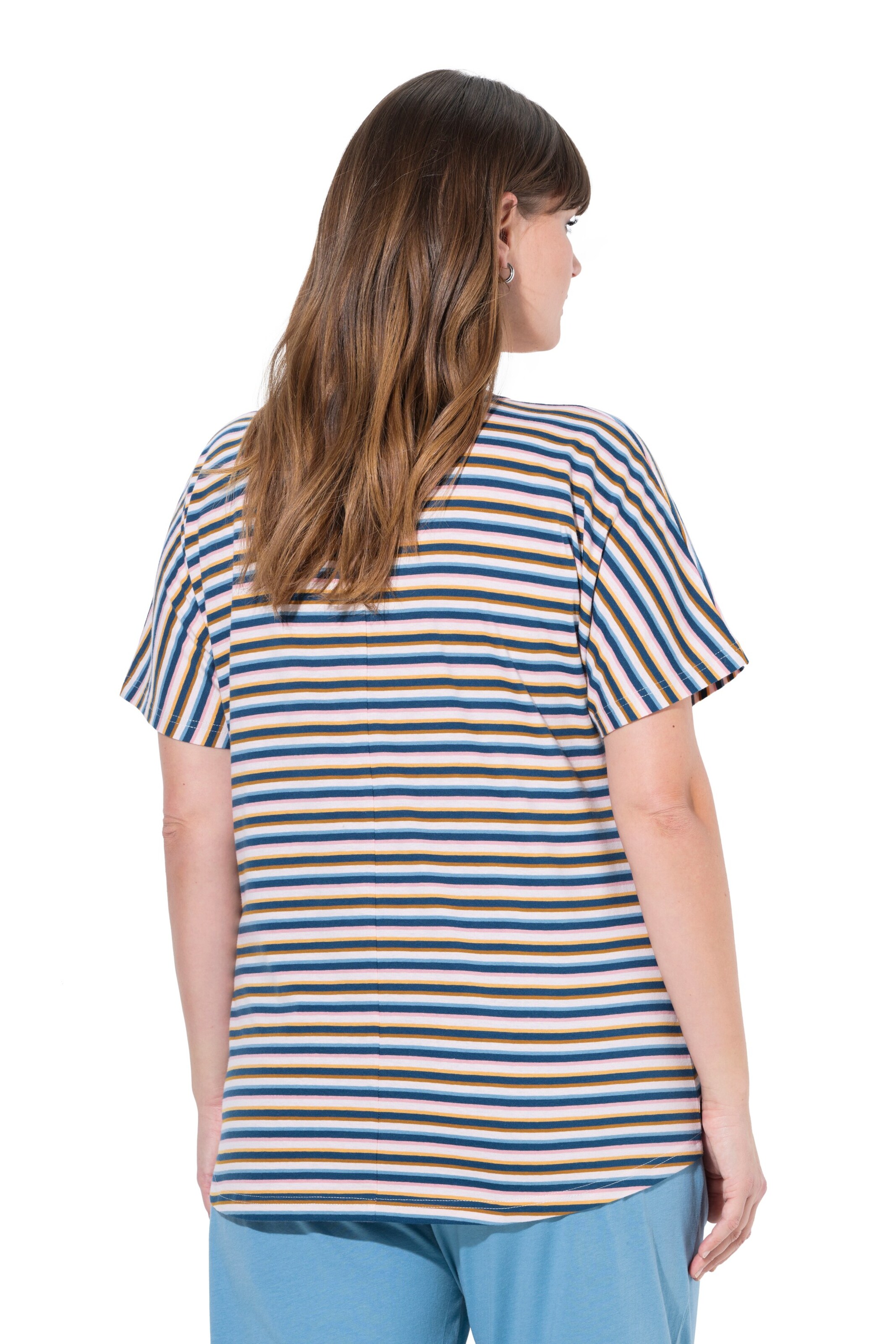 Ulla Popken Slaapshirt in Gemengde kleuren: voorkant