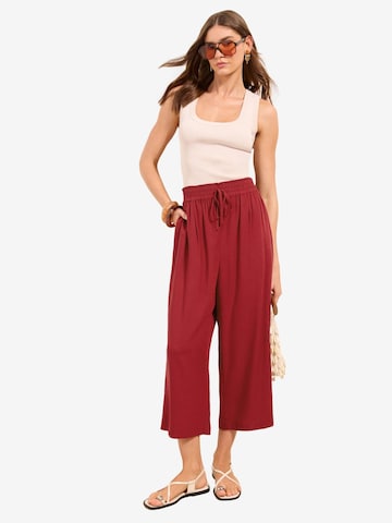 Friends Like These - Pierna ancha Pantalón en rojo: frente