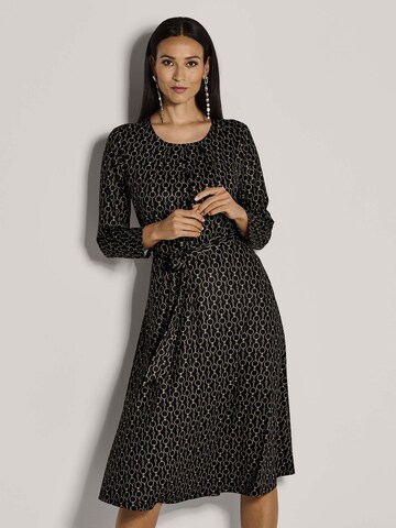 Robe MADELEINE en noir : devant