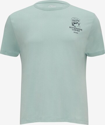 s.Oliver Shirt in Groen: voorkant