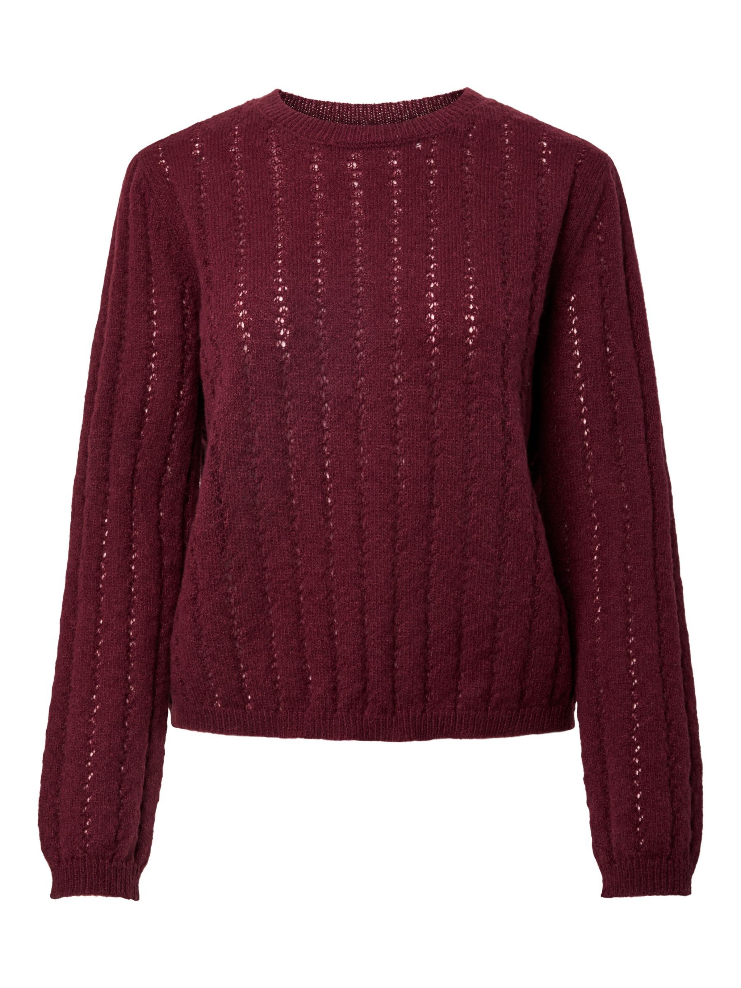 PIECES Pullover in Rot: Vorderseite