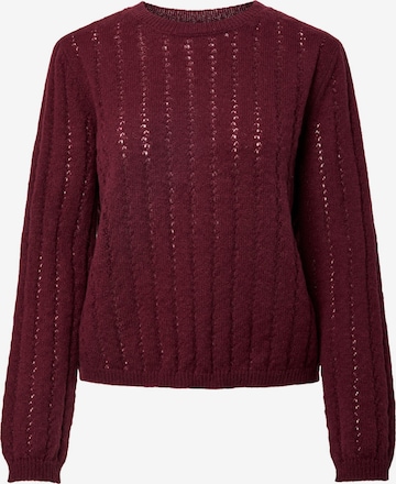 PIECES Pullover in Rot: Vorderseite
