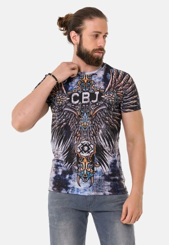 CIPO & BAXX Shirt in Gemengde kleuren: voorkant