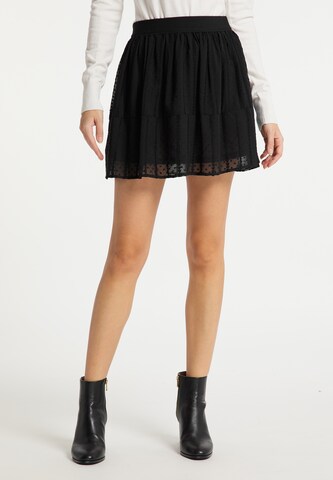 DreiMaster Vintage Skirt in Black: front