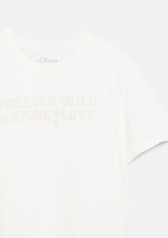 s.Oliver T-Shirt in Weiß: Vorderseite