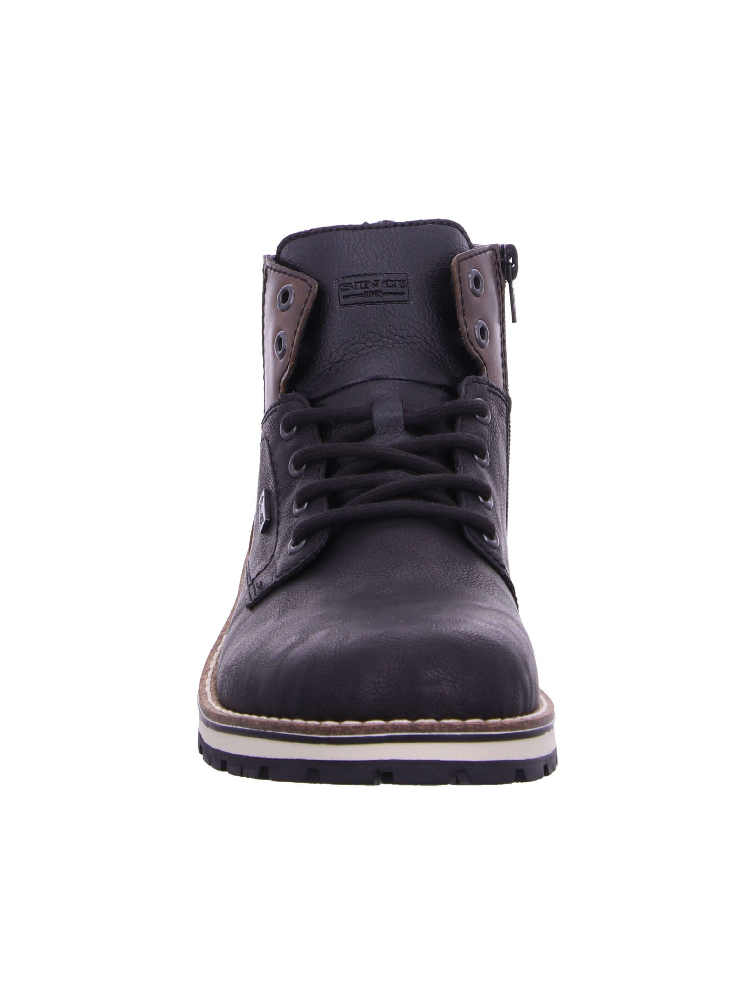 Rieker Veterboots 'Tamburo' in Zwart