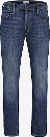Effilé Jean 'JJIMIKE' JACK & JONES en bleu : devant