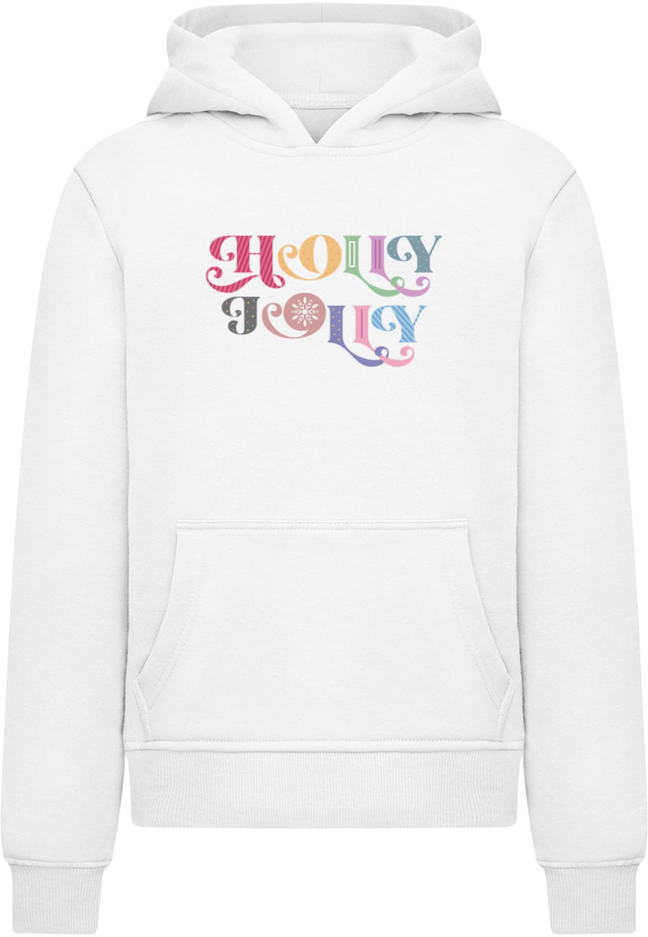 Sweat 'Christmas Holly Jolly' Merchcode en Blanc ABOUT YOU