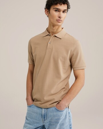 T-Shirt WE Fashion en beige : devant