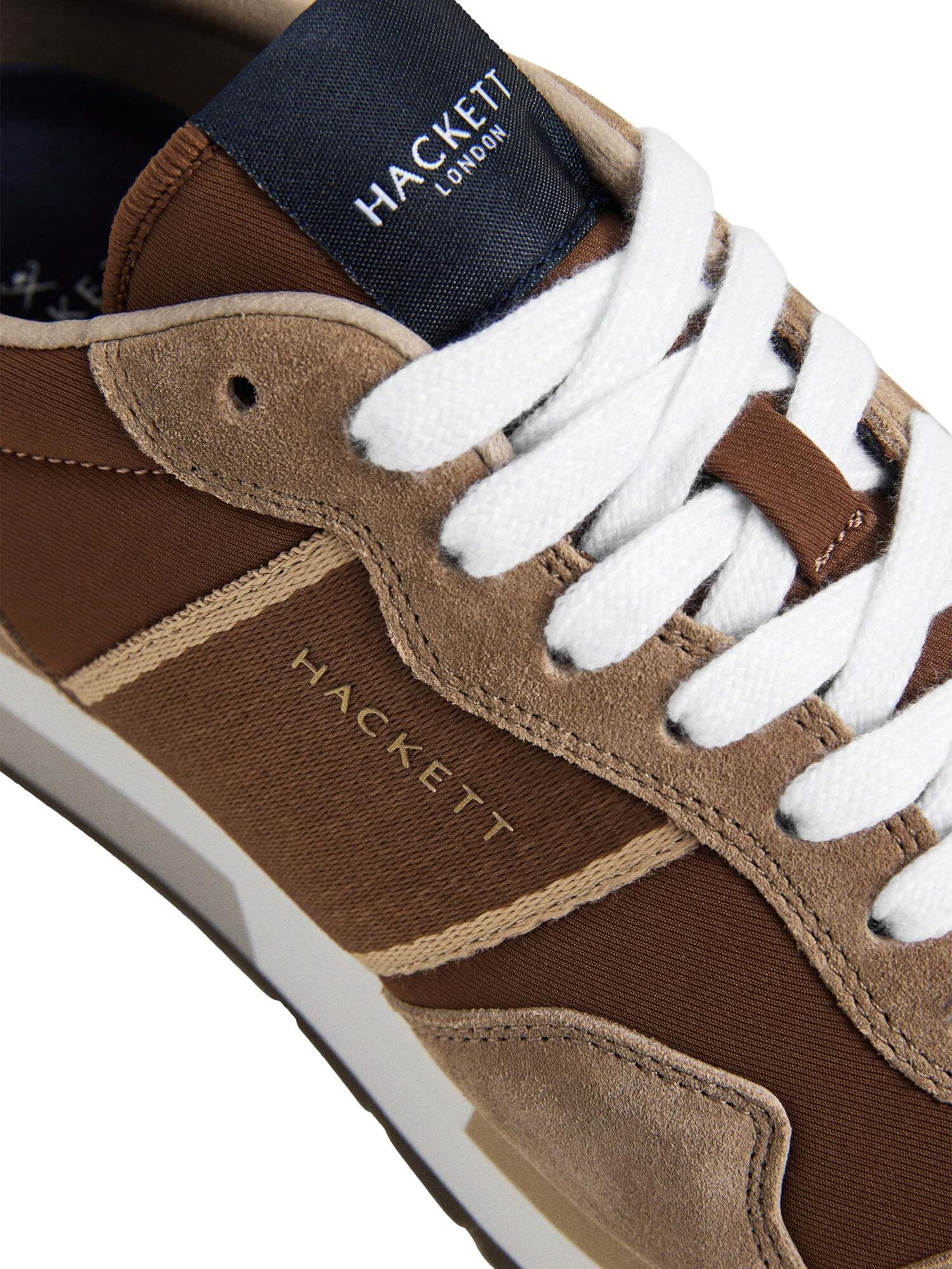Hackett London Platform trainers in Brown