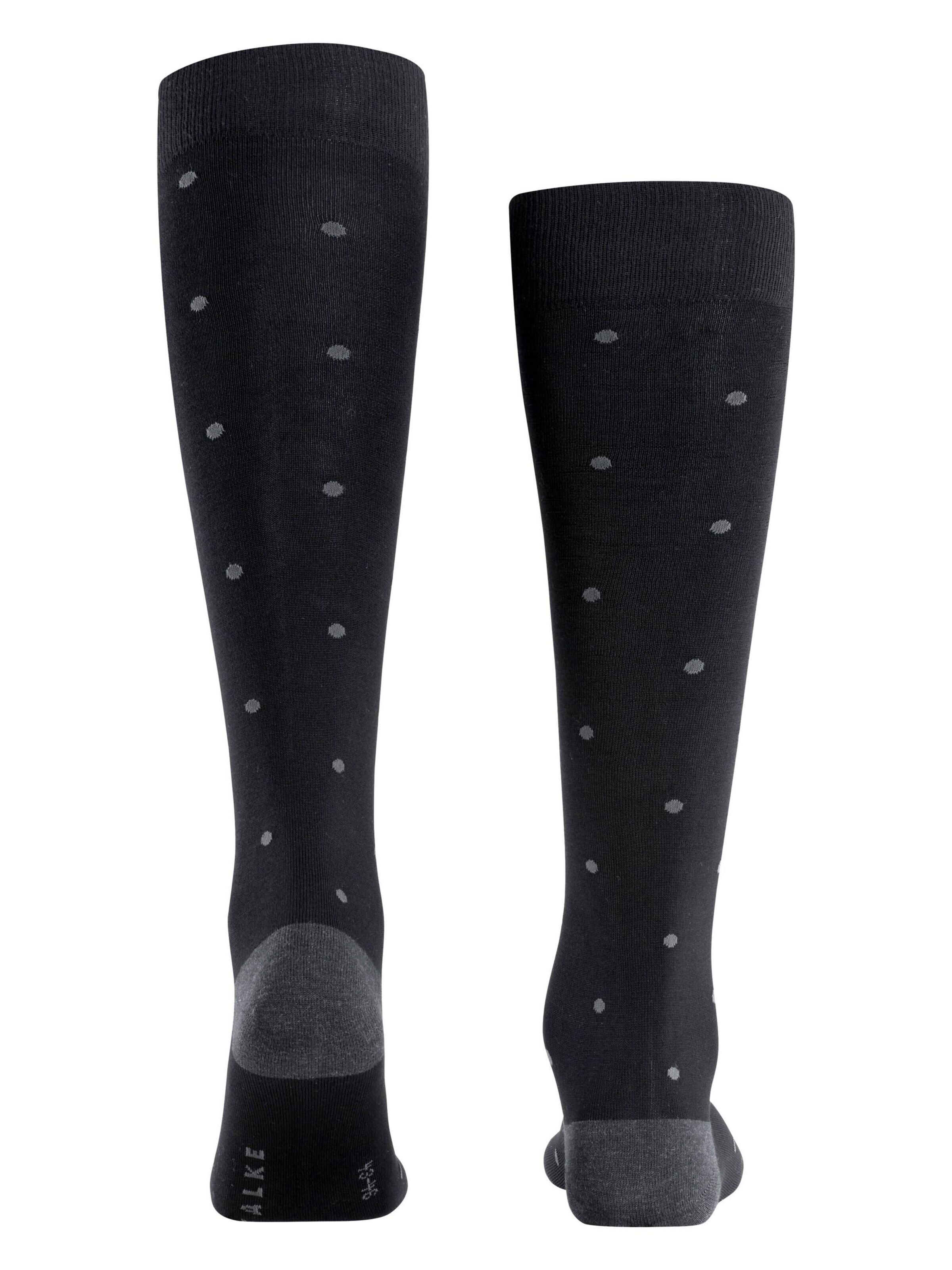FALKE Knee High Socks 'Dot' in Grey